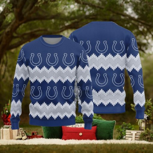Indianapolis Colts Christmas Pattern Knitted Sweater