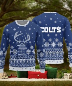 Indianapolis Colts Christmas Reindeer Knitted Sweater
