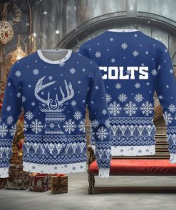 Indianapolis Colts Christmas Reindeer Knitted Sweater