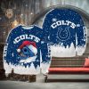 Indianapolis Colts Christmas Skull Garland Halloween Ugly Sweater For Men And Women Gift Christmas