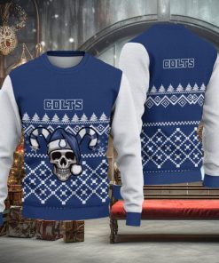 Indianapolis Colts Christmas Skull Hot Trending Ugly Sweater For Real Fans