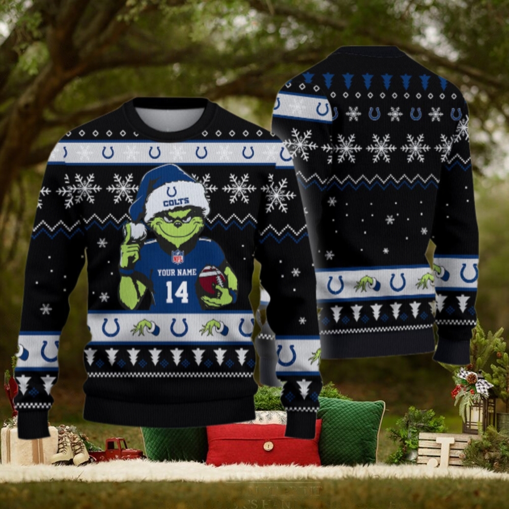 Indianapolis Colts Custom Chrismas Ugly Sweater Indianapolis Colts Custom Chrismas Ugly Sweater
