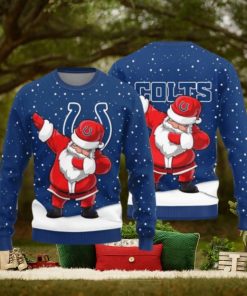 Indianapolis Colts Dab Santa New Style Knitted Sweater