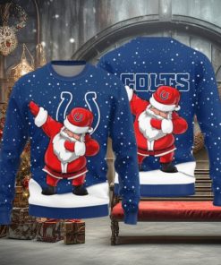 Indianapolis Colts Dab Santa New Style Knitted Sweater
