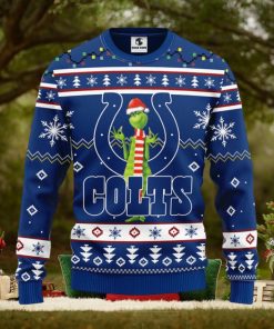 Indianapolis Colts Funny Grinch Christmas Ugly Sweater