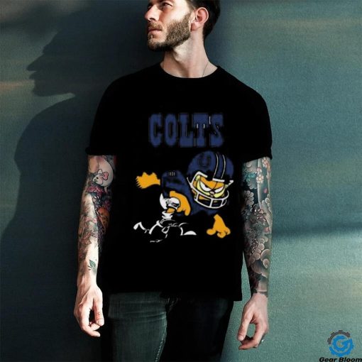 Indianapolis Colts Garfield Cat Grumpy Football Player T Shirt