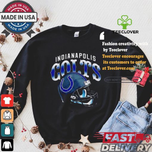 Indianapolis Colts Gradient Helmet T shirt