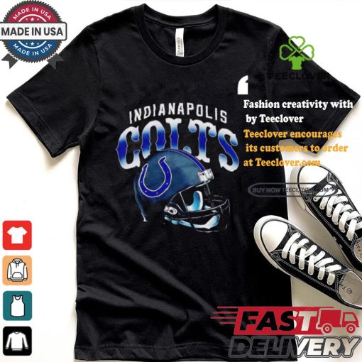 Indianapolis Colts Gradient Helmet T shirt