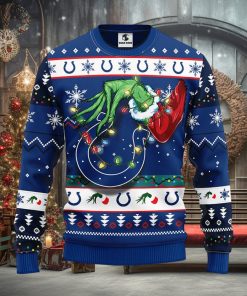 Indianapolis Colts Grinch Christmas Ugly Sweater
