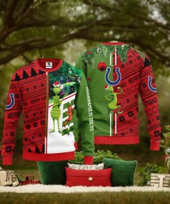 Indianapolis Colts Grinch & Scooby Doo Christmas Ugly Sweater