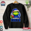 Houston Texans Grinch wearing Santa hat Christmas 2024 shirt