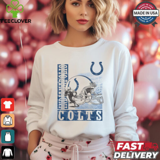 Indianapolis Colts Helmet Dash T Shirt