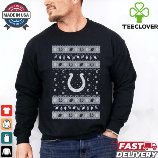 Indianapolis Colts Holiday Lights Sweater T Shirt