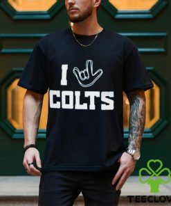 Indianapolis Colts Homage The NFL ASL Collection by Love Sign Tri Blend T Shirt