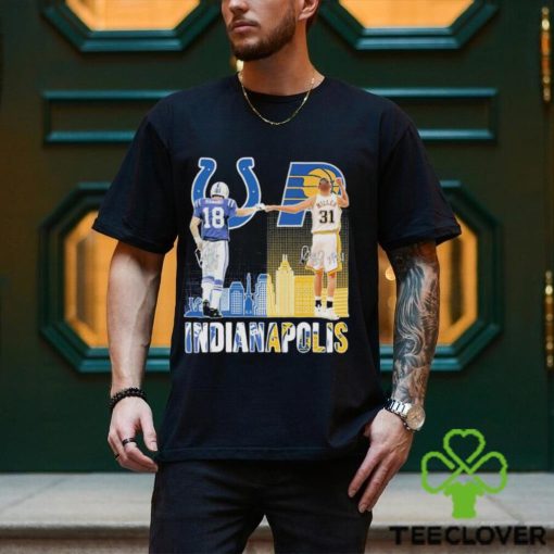 Indianapolis Colts Manking And Indiana Pacers Miller T Shirt