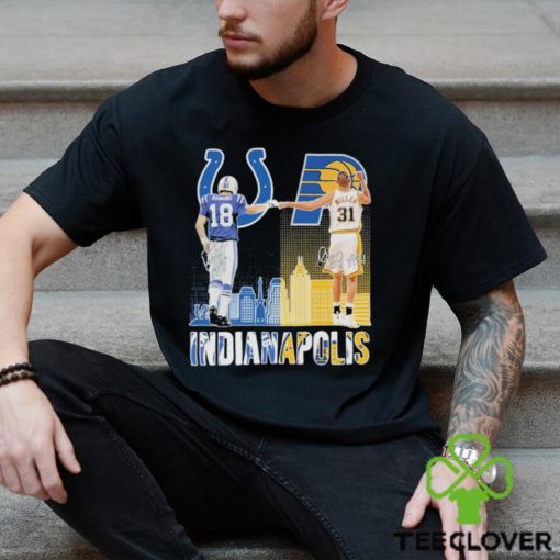 Indianapolis Colts Manking And Indiana Pacers Miller T Shirt