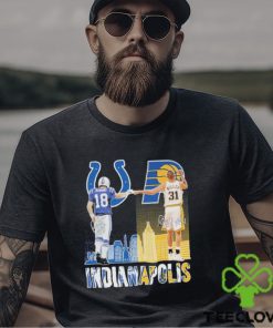 Indianapolis Colts Manking And Indiana Pacers Miller T Shirt