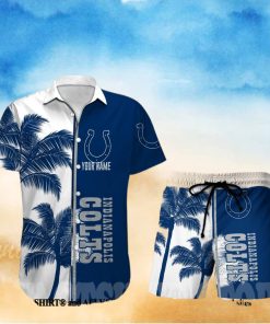 Indianapolis Colts Men Short Custom NFL All Over Printed Hawaiian Shirt