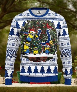 Indianapolis Colts Minion Christmas Ugly Sweater