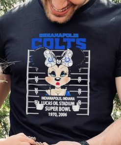 Indianapolis Colts Minnie Mouse Indianapolis Indiana Lucas Oil Stadium Super Bowl 1970 2006 Shirt