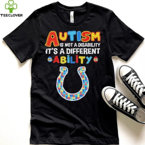 Indianapolis Colts NFL Autism Is Not A Disability 2024 Shirt