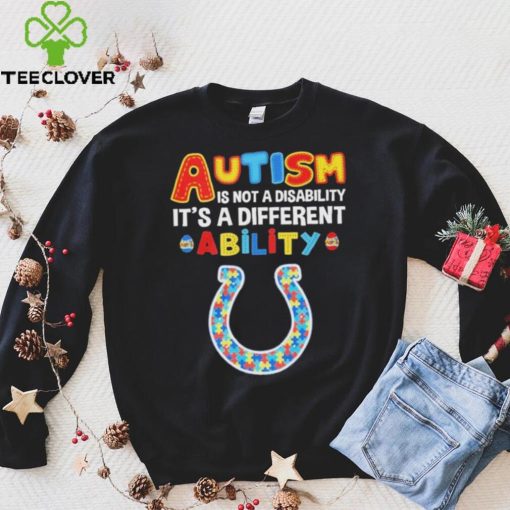 Indianapolis Colts NFL Autism Is Not A Disability 2024 Shirt