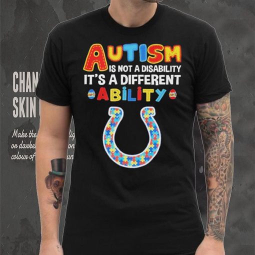 Indianapolis Colts NFL Autism Is Not A Disability 2024 Shirt