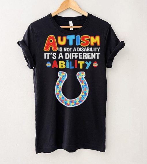 Indianapolis Colts NFL Autism Is Not A Disability 2024 Shirt