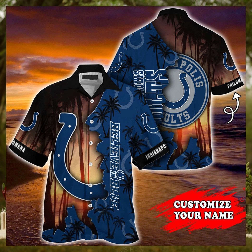 Indianapolis Colts NFL Customized Summer Hawaii Shirt For Sports Enthusiasts