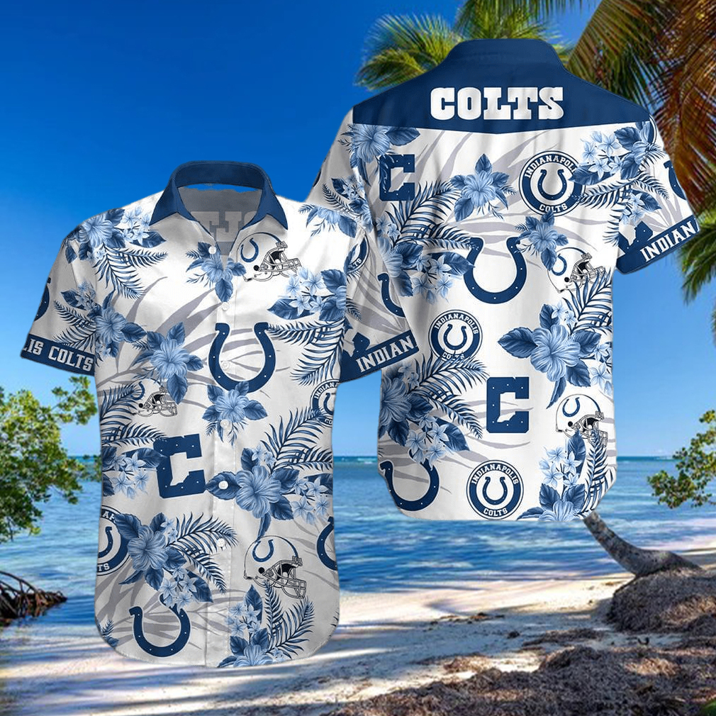 Indianapolis Colts NFL Design 9 Beach Hawaiian Shirt Men And Women