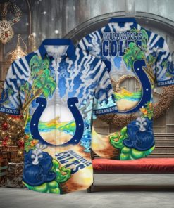 Indianapolis Colts NFL Flower Hawaiian Shirt, Colts Gifts