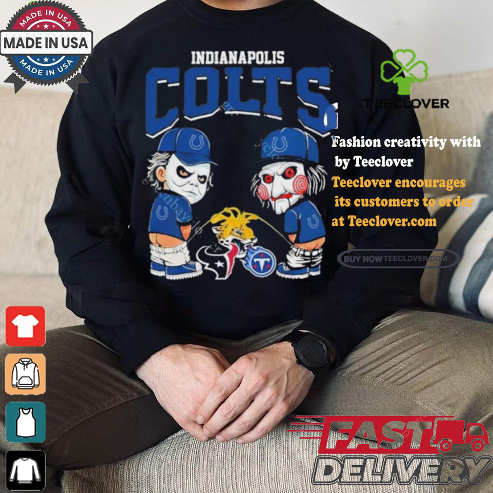 Indianapolis Colts NFL Halloween Peeing Funny Shirt Indianapolis Colts NFL Halloween Peeing Funny Shirt