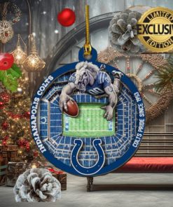 Indianapolis Colts NFL Mascot Personalized Christmas Decorations Ornament