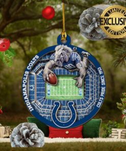 Indianapolis Colts NFL Mascot Personalized Christmas Decorations Ornament