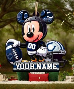 Indianapolis Colts NFL Mickey Disney Christmas ornament