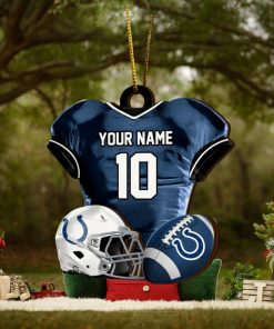 Indianapolis Colts NFL Sport Ornament Custom Name And Number