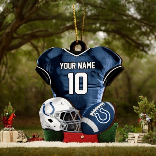 Indianapolis Colts NFL Sport Ornament Custom Name And Number