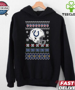 Indianapolis Colts NFL football Christmas helmet shirt