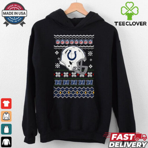 Indianapolis Colts NFL football Christmas helmet shirt