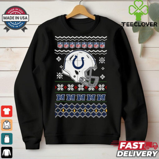 Indianapolis Colts NFL football Christmas helmet shirt
