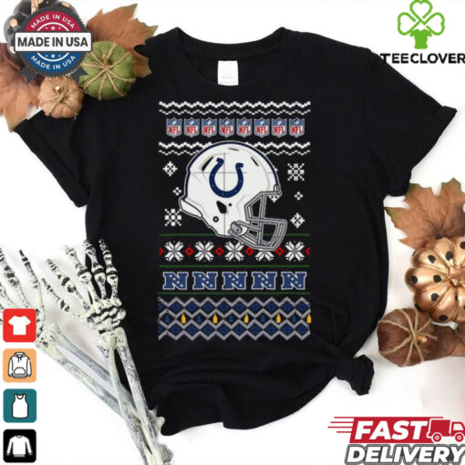 Indianapolis Colts NFL football Christmas helmet shirt