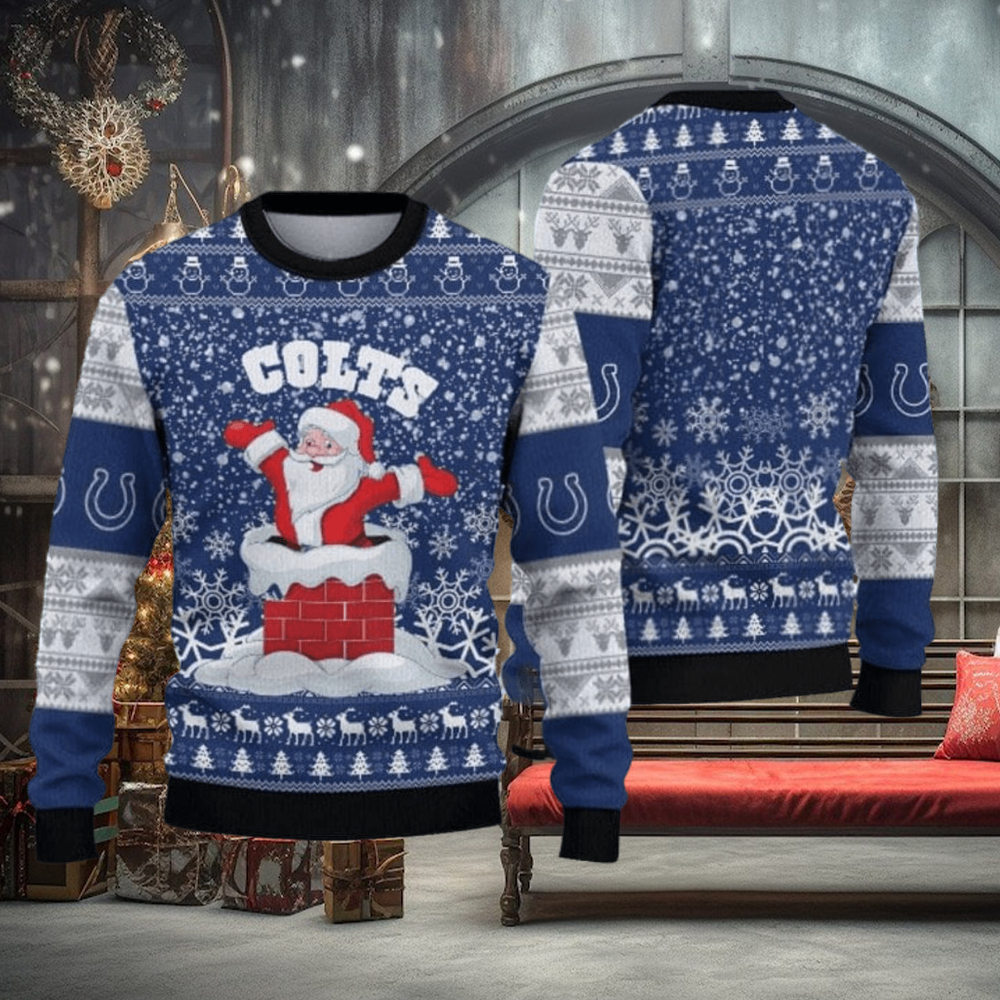 NFL Indianapolis Colts Golden Skull Christmas Ugly Sweater - T-shirts Low  Price