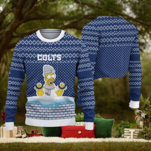 Indianapolis Colts Simpsons Ugly Christmas Sweater