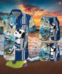 Indianapolis Colts Snoopy NFL Classic Full Print Hawaii Shirt