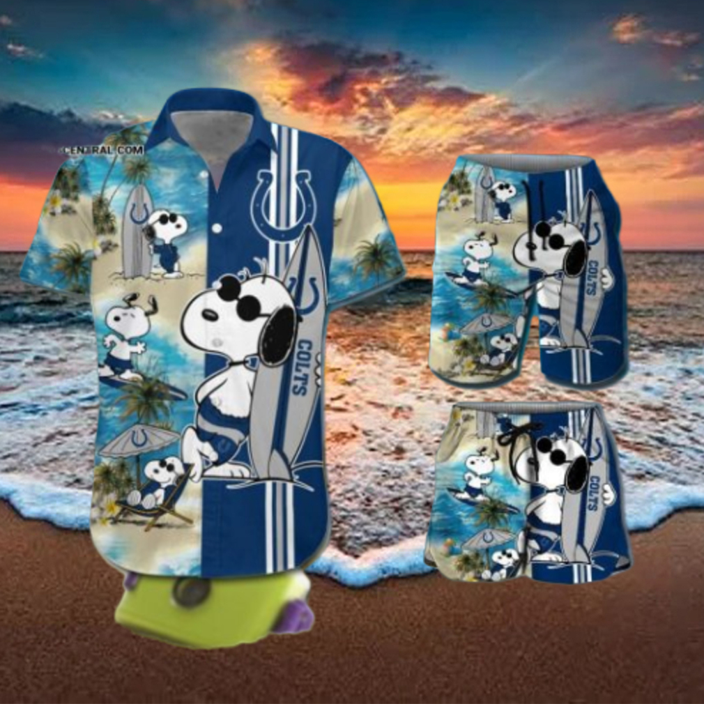 Indianapolis Colts Snoopy NFL Classic Full Print Hawaii Shirt Indianapolis Colts Snoopy NFL Classic Full Print Hawaii Shirt