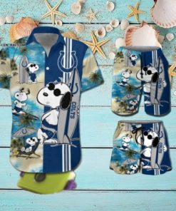 Indianapolis Colts Snoopy NFL Classic Full Print Hawaii Shirt