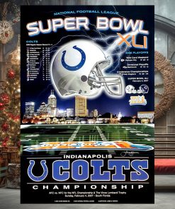 Indianapolis Colts Super Season Xli Afc Championship Poster