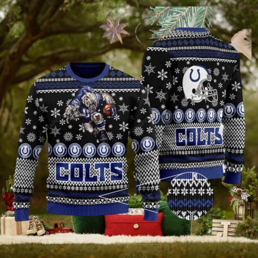 Indianapolis Colts Ugly Christmas Sweater Perfect Holiday Gift