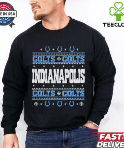 Indianapolis Colts Ugly Holiday Christmas T shirts