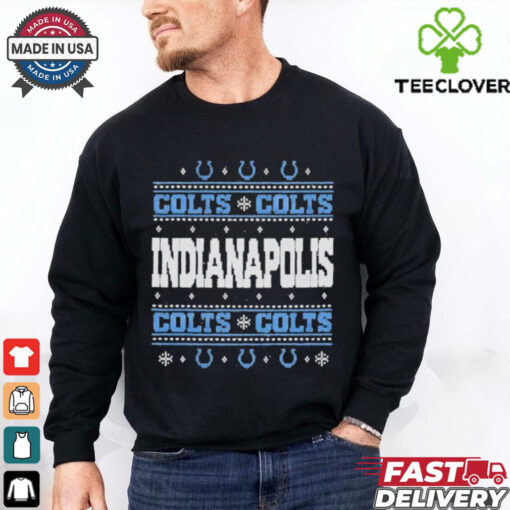 Indianapolis Colts Ugly Holiday Christmas T shirts